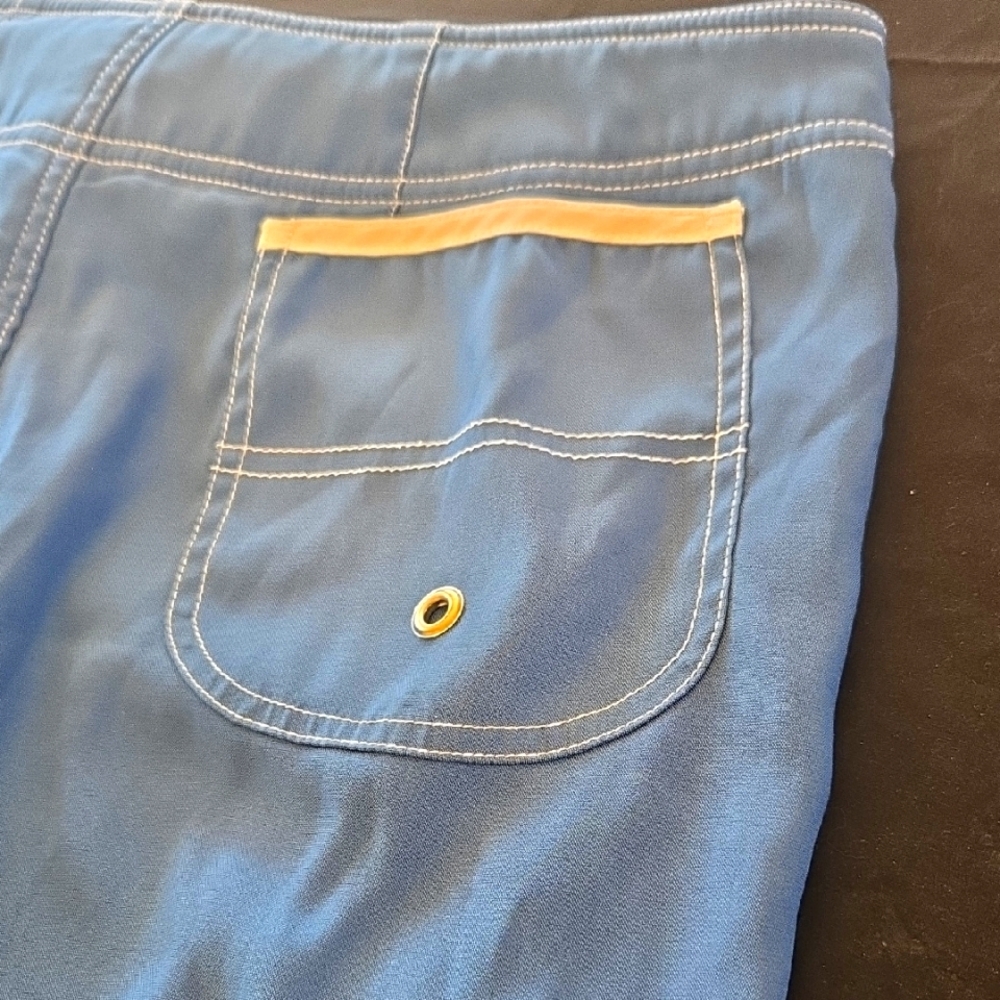 Blue Immersion Research Shorts with White Trim